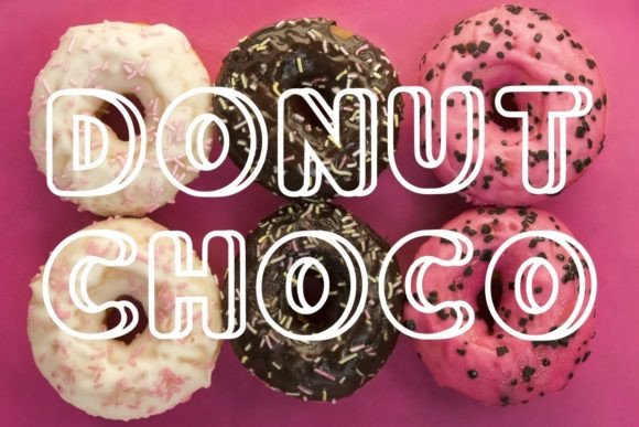 Crazy Donut Font - Preview 2