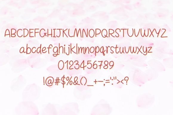 Cute Emily Font - Preview 1