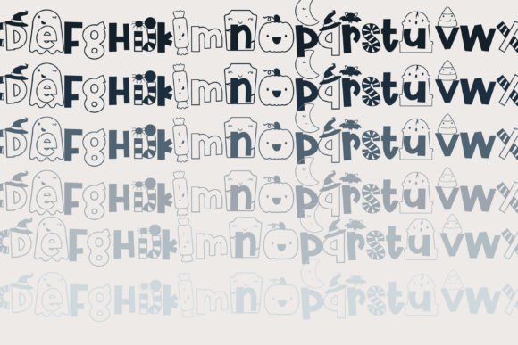 Cutie Halloween Font - Preview 4