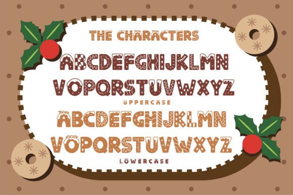 Delicious Cookies Font PNG with transparent background - Preview 1