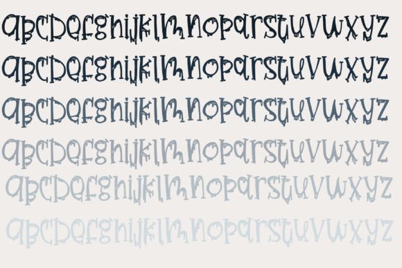 Froog-fears Font PNG with transparent background - Preview 4