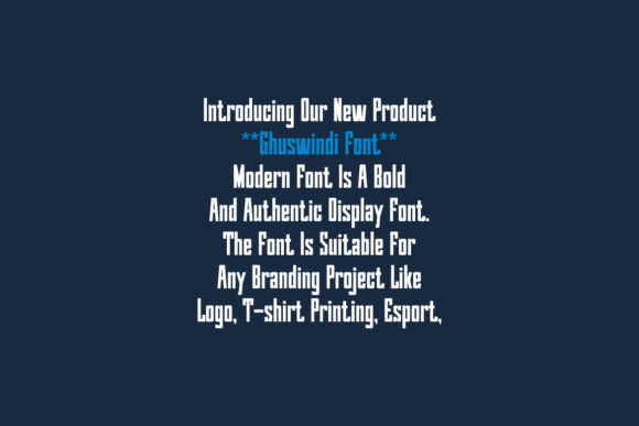 Ghuswindi Font - Preview 3