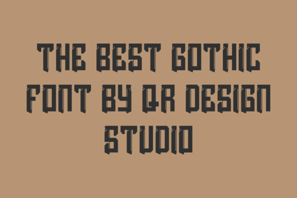Gothic Rapsody Font PNG with transparent background - Preview 2