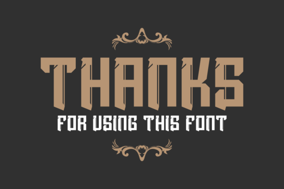 Gothic Rapsody Font PNG with transparent background - Preview 5
