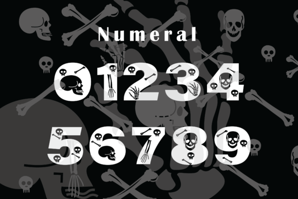 Halloween Skeleton Font - Preview 3