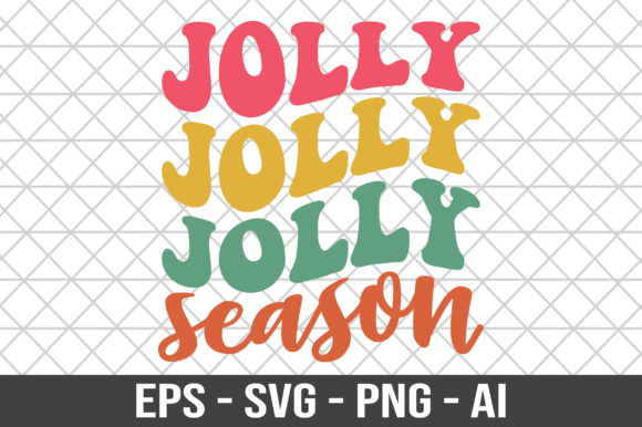 Jolly Season — Christmas Retro SVG