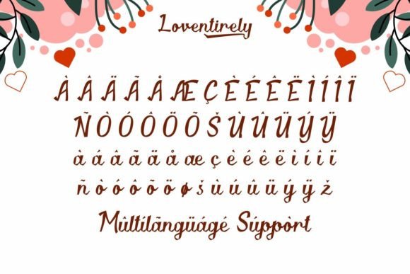 Loventirely Font PNG with transparent background - Preview 5
