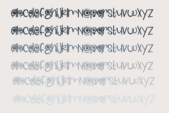 Monster Looks Font PNG with transparent background - Preview 4