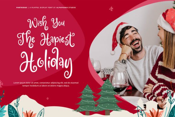 Partridge Font PNG with transparent background - Preview 6