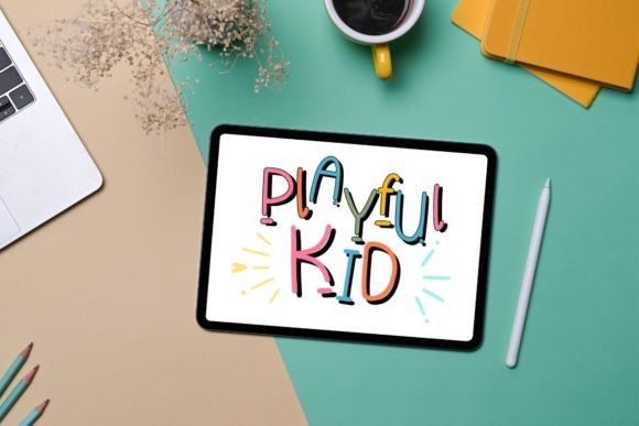 Playful Kid Font PNG with transparent background - Preview 2