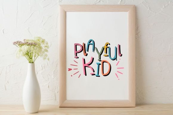 Playful Kid Font PNG with transparent background - Preview 4