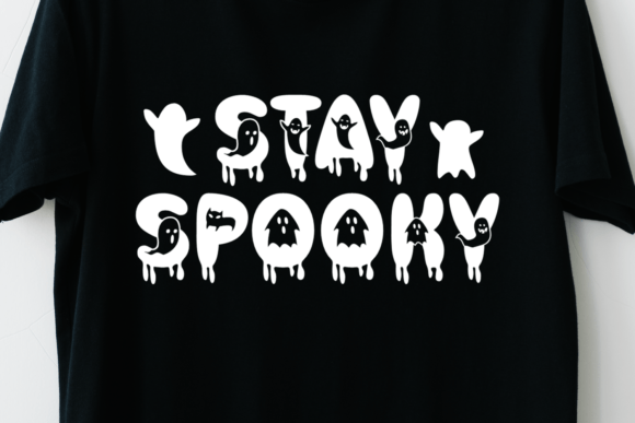Scary October Font PNG with transparent background - Preview 4