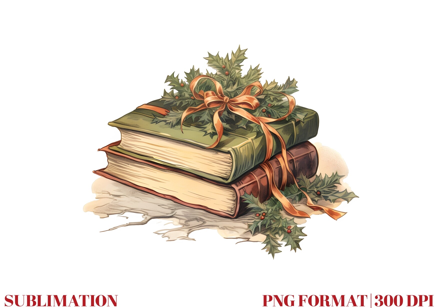Watercolor Christmas Book Graphic by Mirawillson · Creative Fabrica
