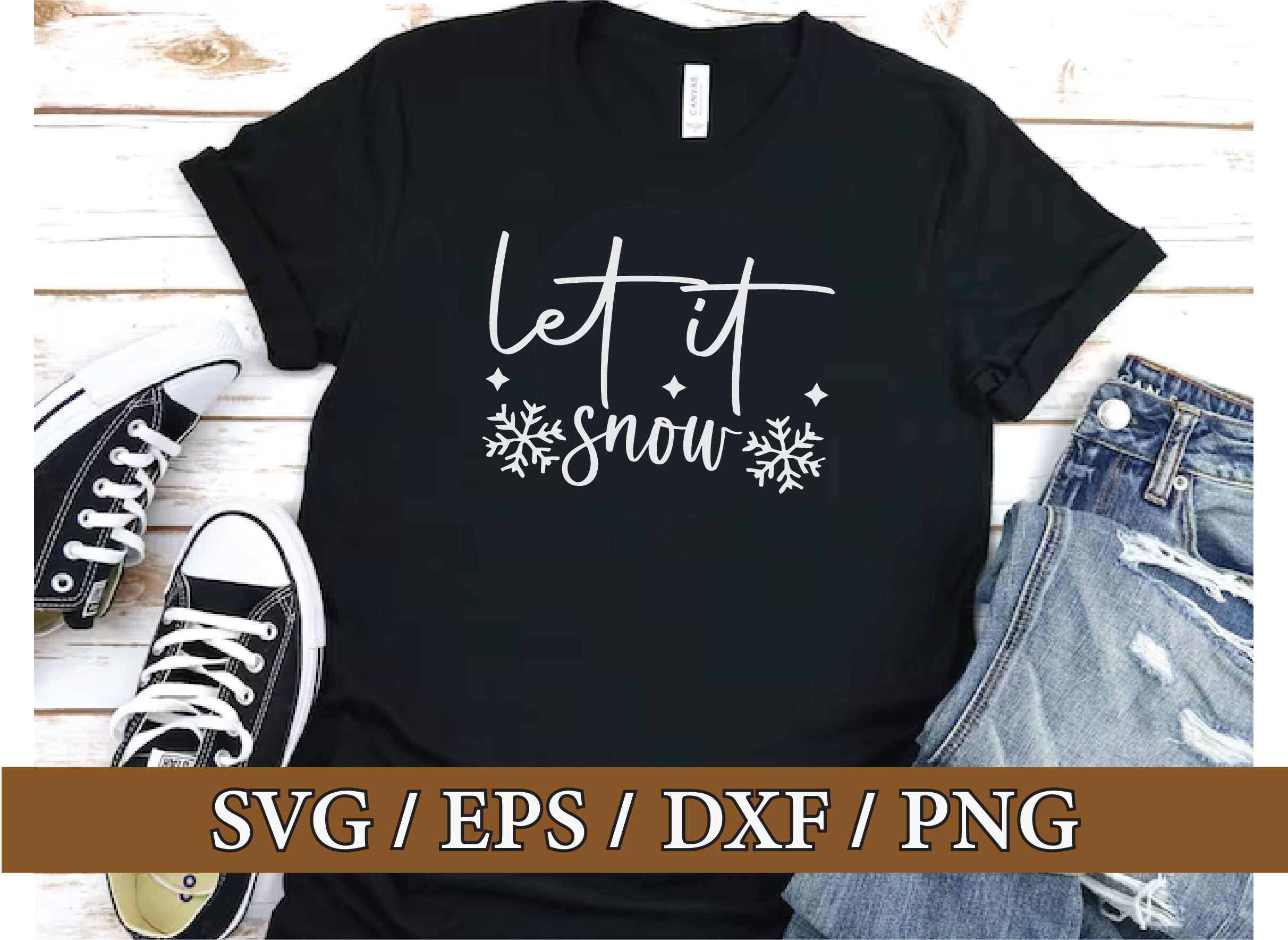 Let It Snow, Christmas Svg Bundle Graphic by Svg Design · Creative Fabrica