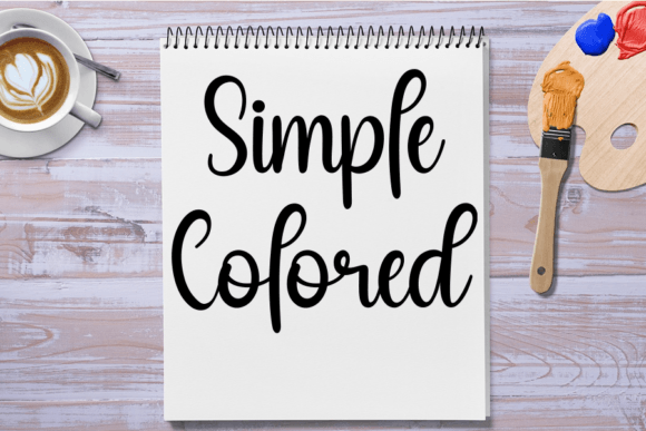 Black Pastel Font - Preview 2