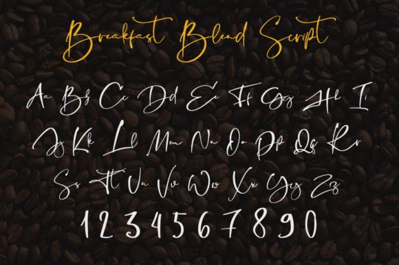 Breakfast Blend Font - Preview 6