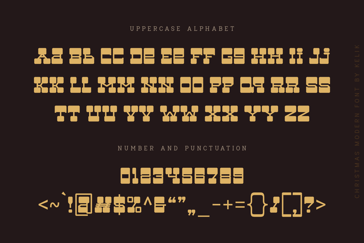 Christmas Modern Font - photo 9