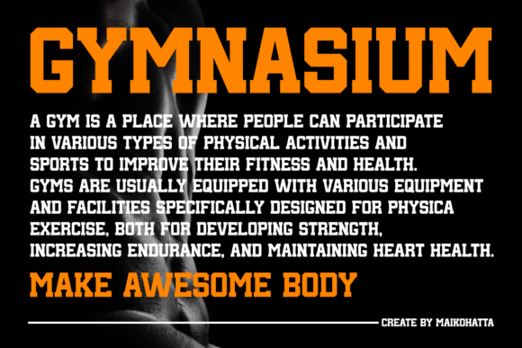 Desporm Font - Preview 1