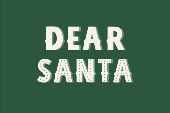 Festive Cheer Font font preview - 4