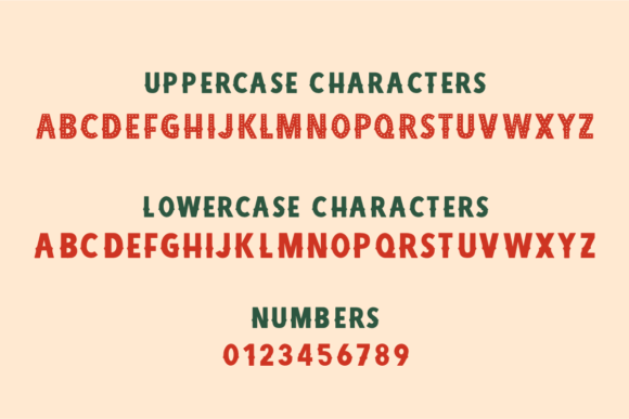 Festive Cheer Font font preview - 6