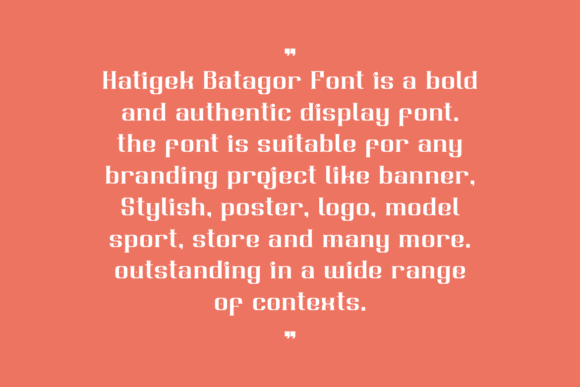 Hatigek Batagor Font - Preview 6