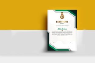 Modern Certificate Unique Template Graphic by mristudio · Creative Fabrica