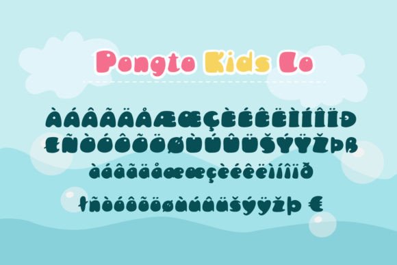 Pongto Kids Lo Font PNG with transparent background - Preview 2
