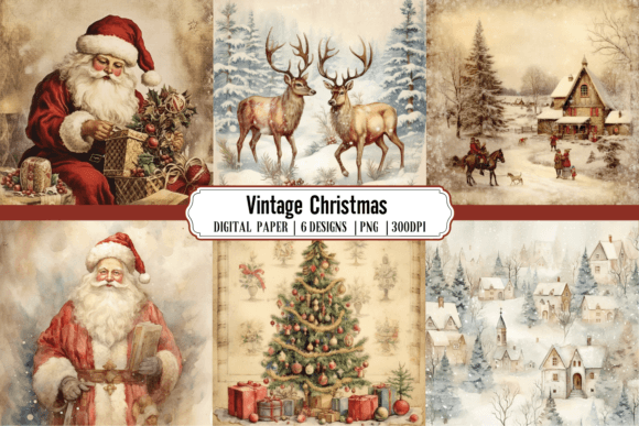 Vintage Christmas Backgrounds