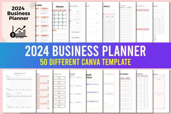 2024 Business Planner Canva Template