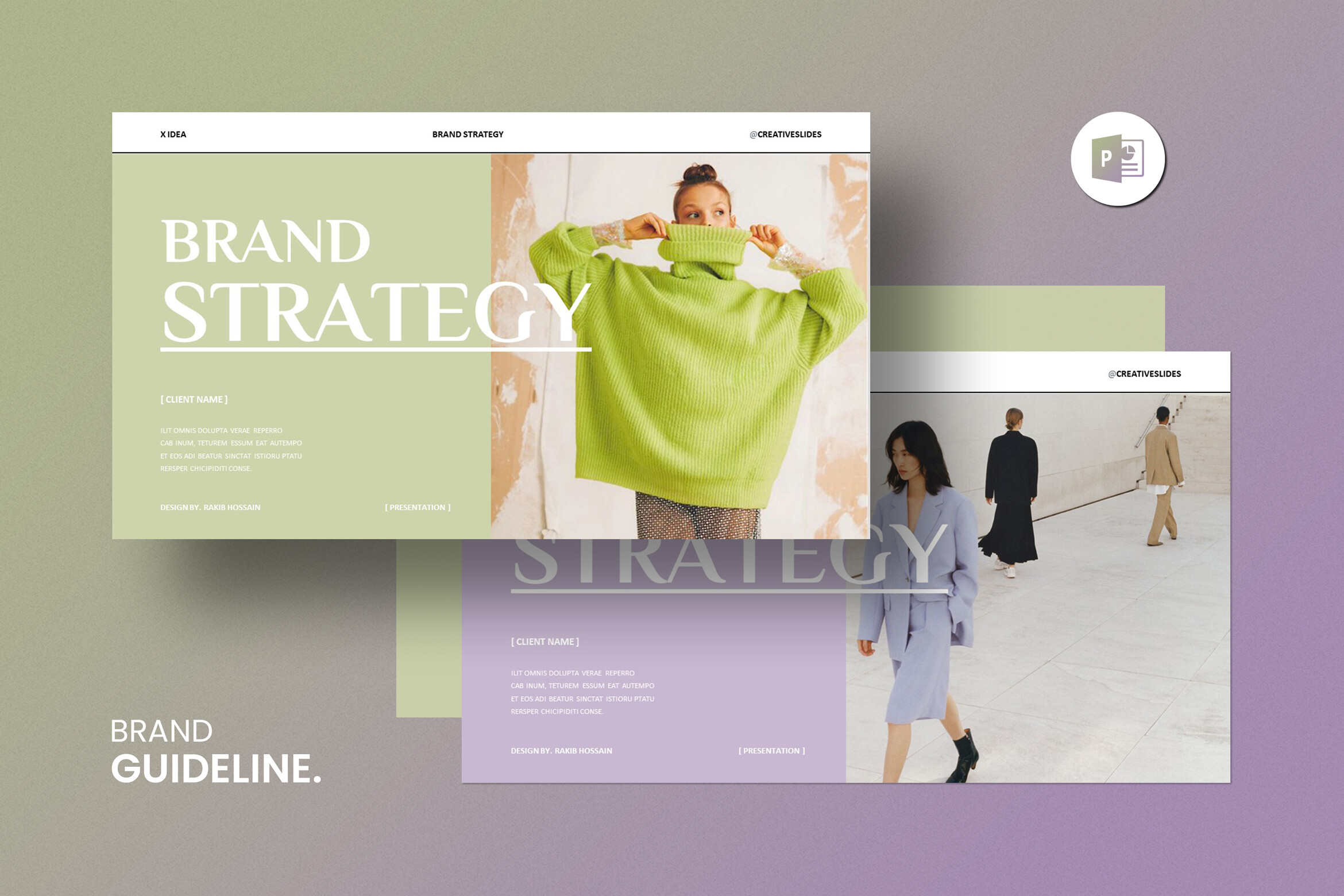 Plantilla de PowerPoint de Estrategia de Marca