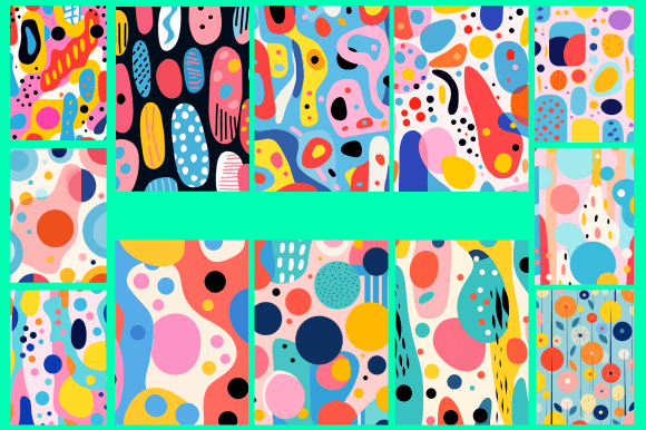 Asters Patterns Graphic by Digital Art Studio · Creative Fabrica