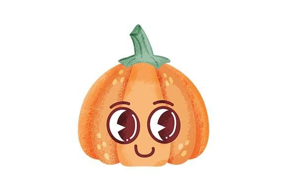 Cute Groovy Pumpkin
