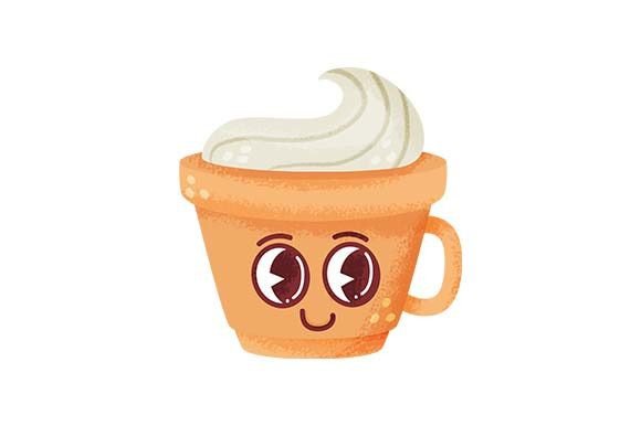 Cute Groovy Cup of Cocoa