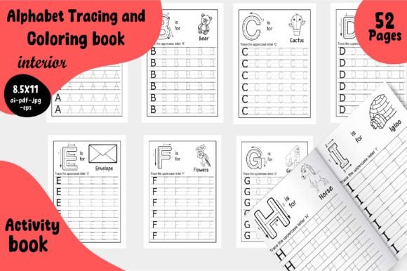 Alphabet Tracing Book