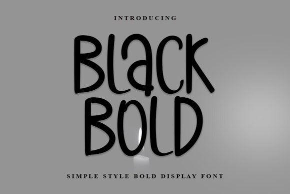 Black Bold Font by Inermedia STUDIO · Creative Fabrica font preview