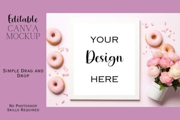 Canva Flat Lay Mockup