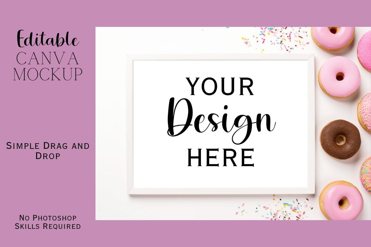 Canva Flat Lay Mockup