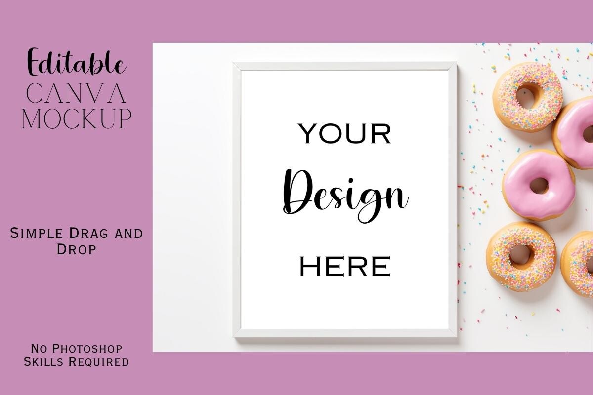Canva Flat Lay Mockup