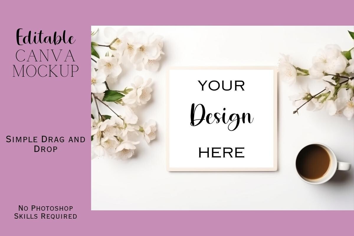 Canva Flat Lay Mockup