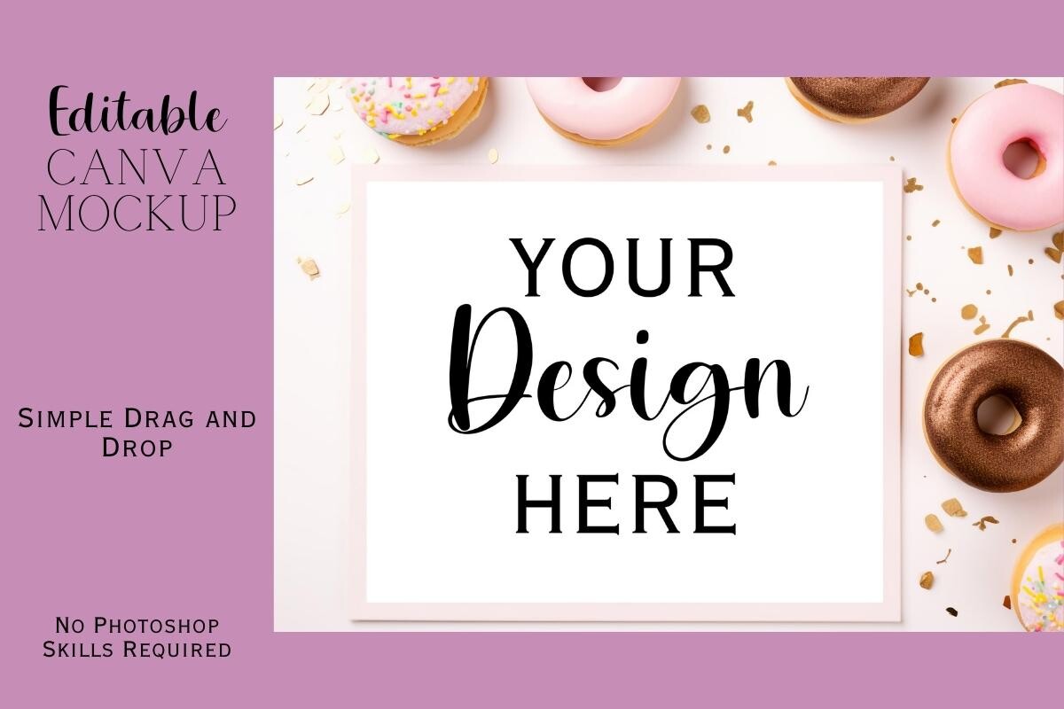 Canva Flat Lay Mockup