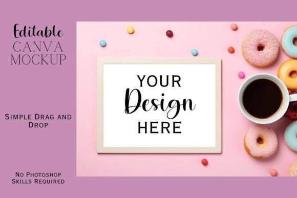 Canva Flat Lay Mockup