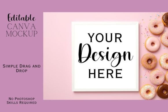 Canva Flat Lay Mockup