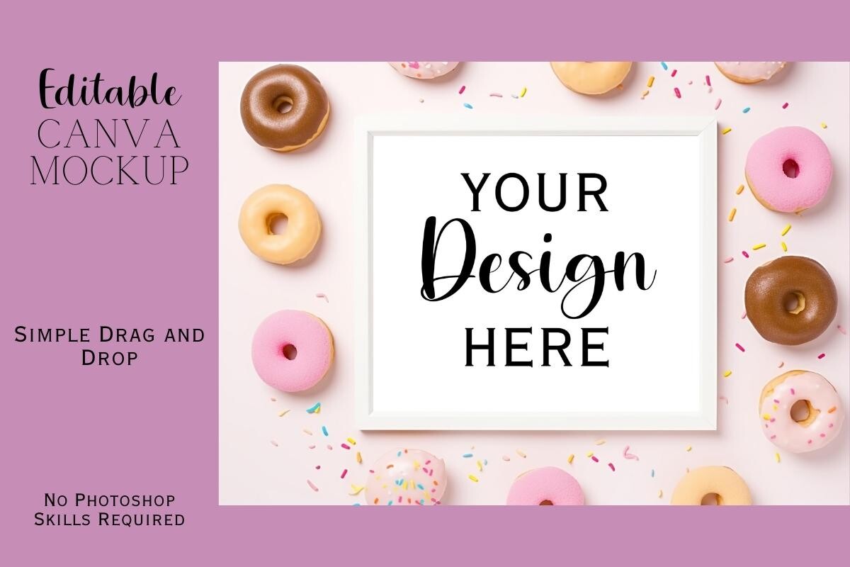 Canva Flat Lay Mockup