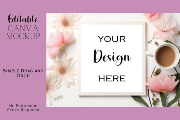 Canva Flat Lay Mockup