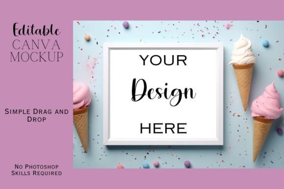Canva Flat Lay Mockup