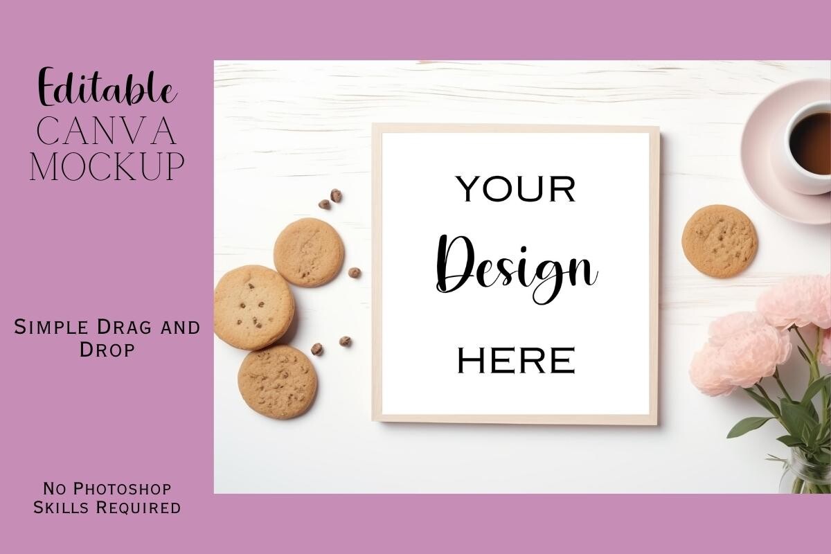 Canva Flat Lay Mockup