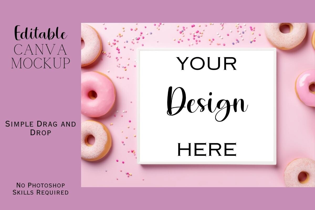 Canva Flat Lay Mockup