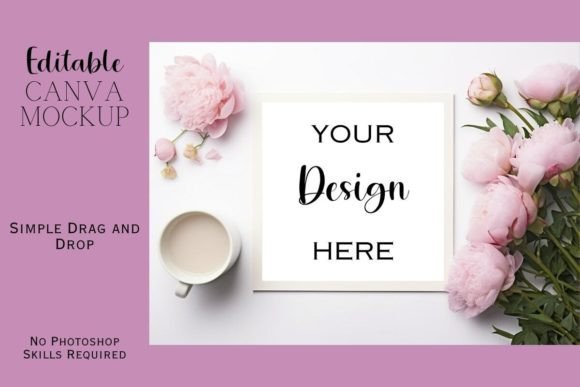 Canva Flat Lay Mockup
