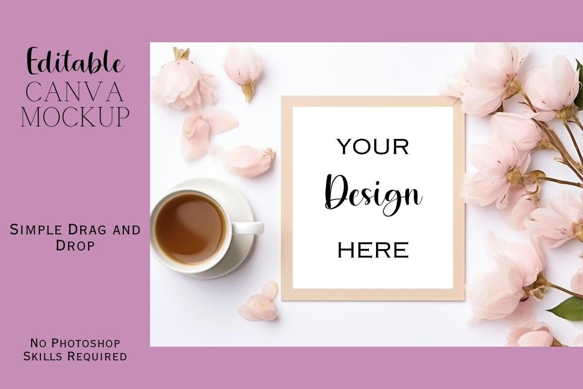 Canva Flat Lay Mockup