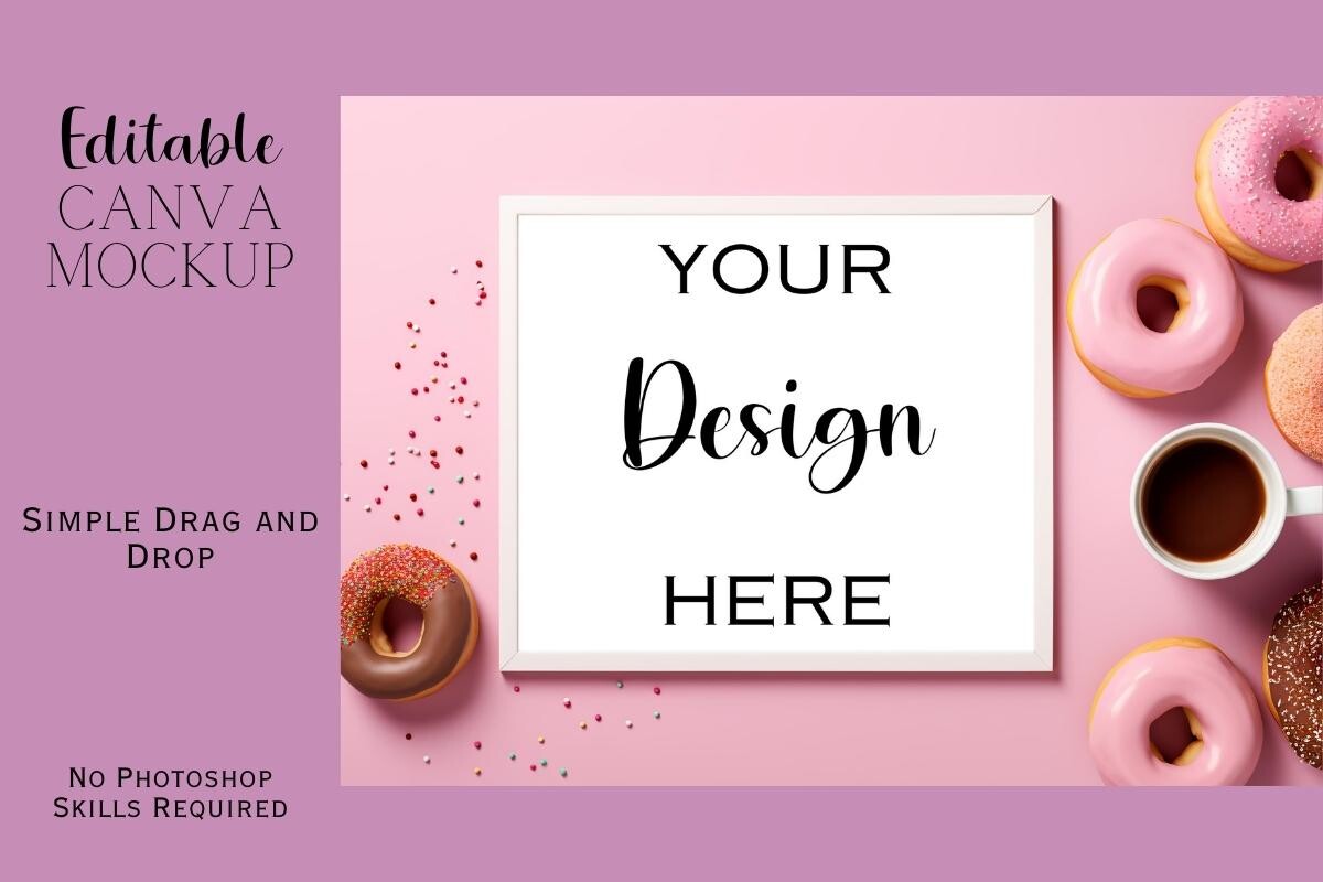 Canva Flat Lay Mockup